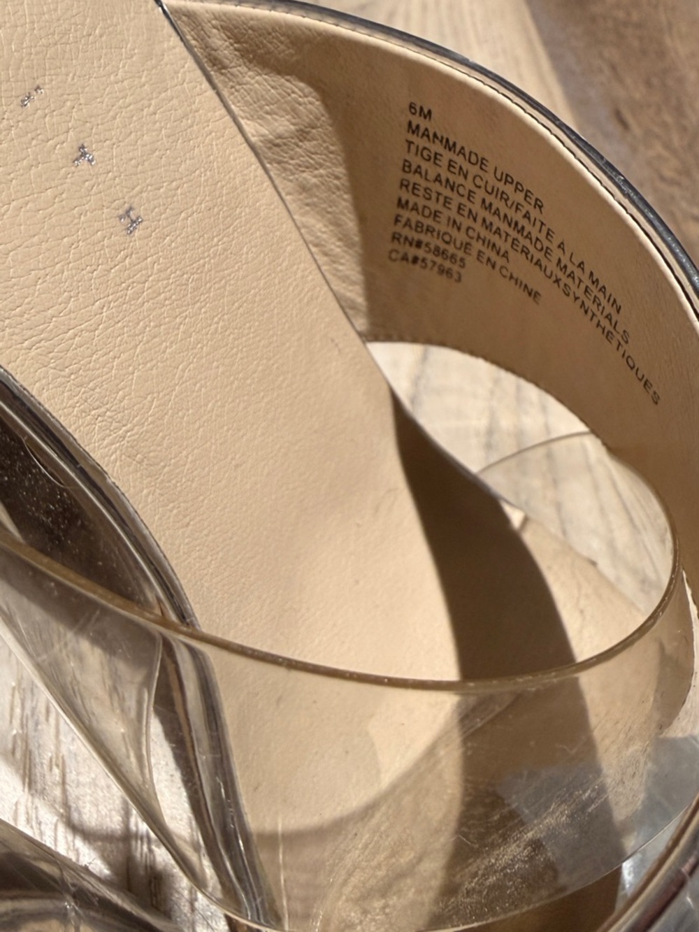 Metallic silver Women’s Block Heel Mules - Picture 7 of 9